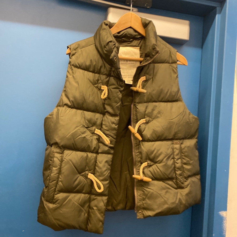 Ralph Lauren Green Puffer Vest